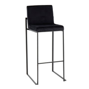 Lumi Source Fuji contemporary high back barstool with elegant design, featuring a stylish stool set with modern seating and sleek details.