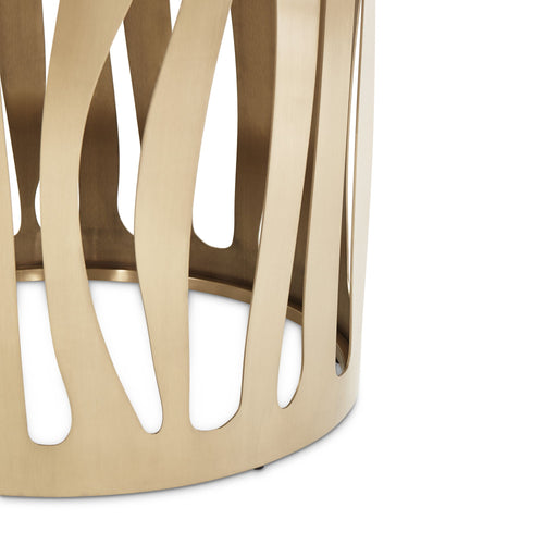 La Rachelle - Round Dining Table - Champagne - R&R Furniture Gallery (Fountain Valley, CA)