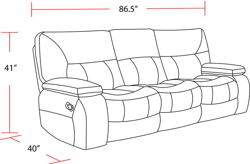 Chapman - Reclining Sofa Set - R&R Furniture Gallery (Fountain Valley, CA)