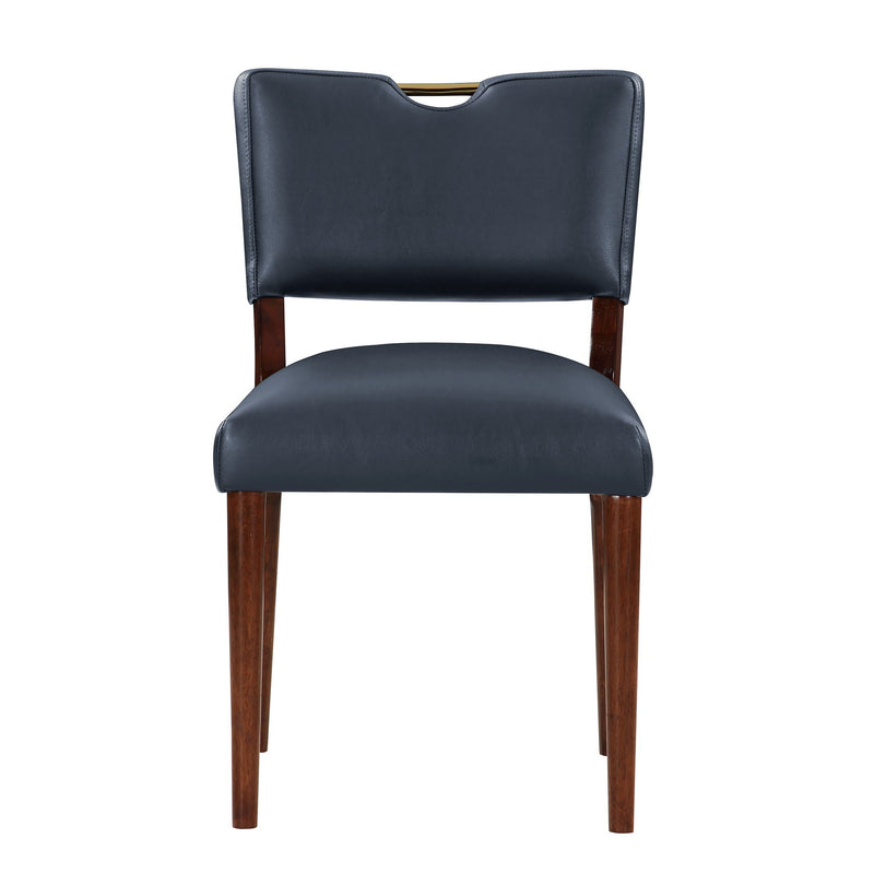 Bryson - Dining Chair (Set of 2) - Dark Navy - R&R Furniture Gallery (Fountain Valley, CA)