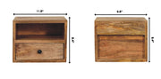 Solis - 1 Drawer Wall Mounted Nightstand - R&R Furniture Gallery (Fountain Valley, CA)