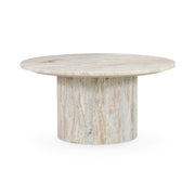 Amberly - Marble Round Coffee Table - Rusty Gray - R&R Furniture Gallery (Fountain Valley, CA)