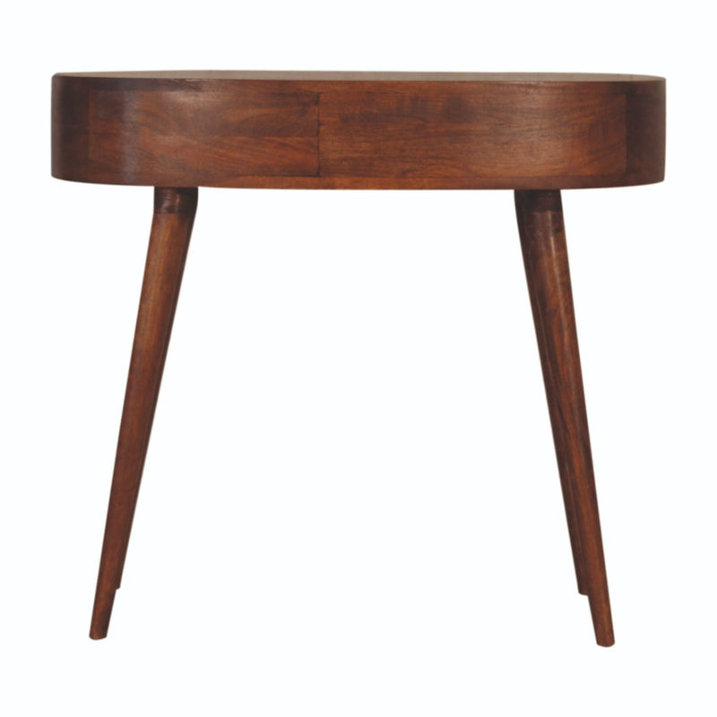 Rounded Writing Desk - Chestnut - R&R Furniture Gallery (Fountain Valley, CA)