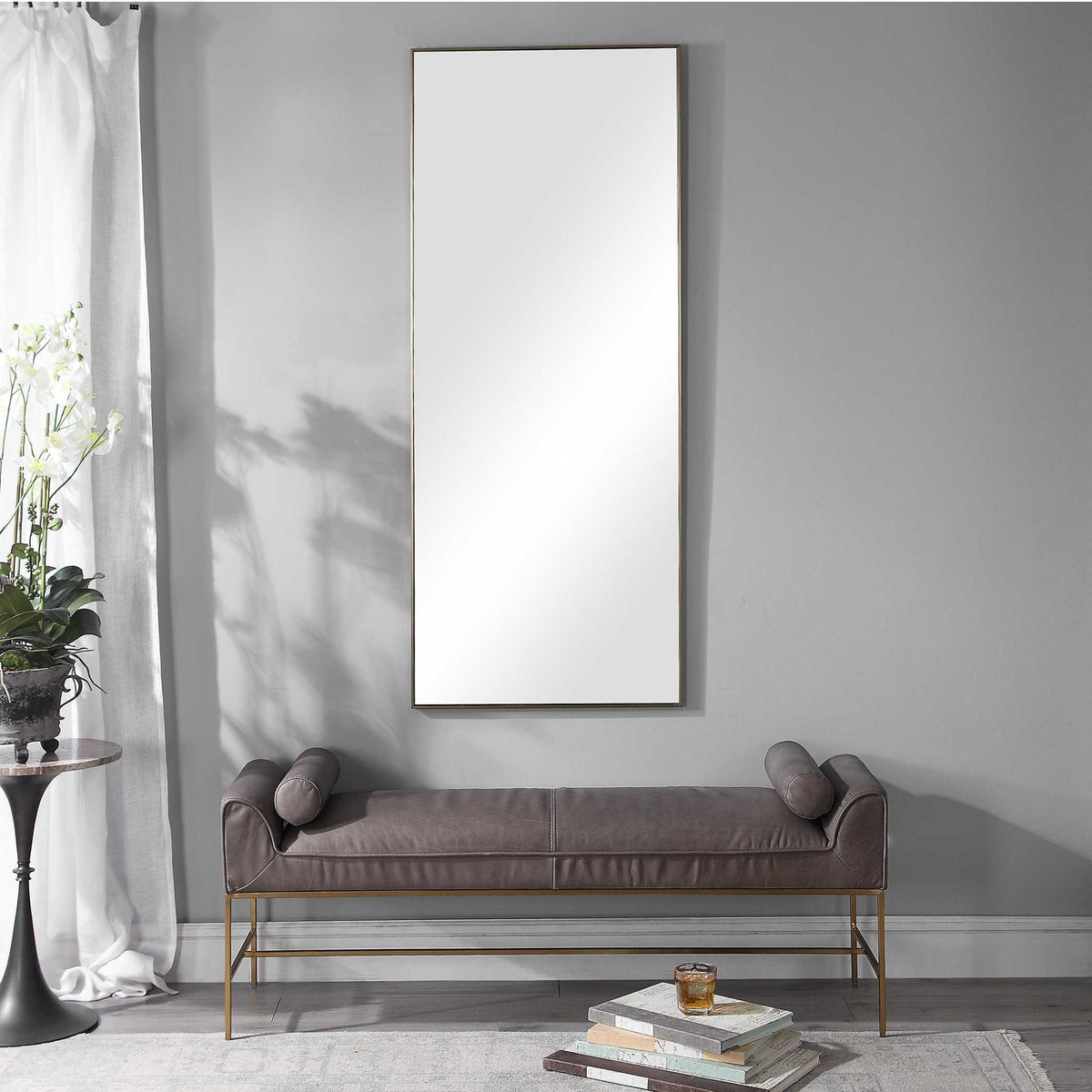 Bradley - Mirror - Brass