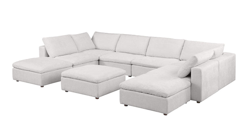 1100 - Top-Grain Italian Leather 9-Piece Sectional With Chaise
