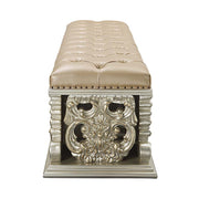 Sorina - Bench - Antique Gold - R&R Furniture Gallery (Fountain Valley, CA)