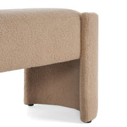 Simple Long Ottoman Bench - Light Camel - R&R Furniture Gallery (Fountain Valley, CA)