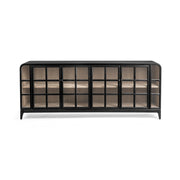Classic Home Waverly buffet cabinet with wood finish, featuring multiple drawers and cabinet doors for stylish storage.