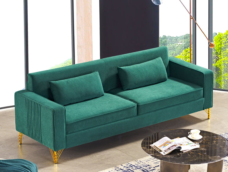 Aesthetic 3 Seater Couch With Classic Modern Appeal And Luxurious Soft Comfort - R&R Furniture Gallery (Fountain Valley, CA)