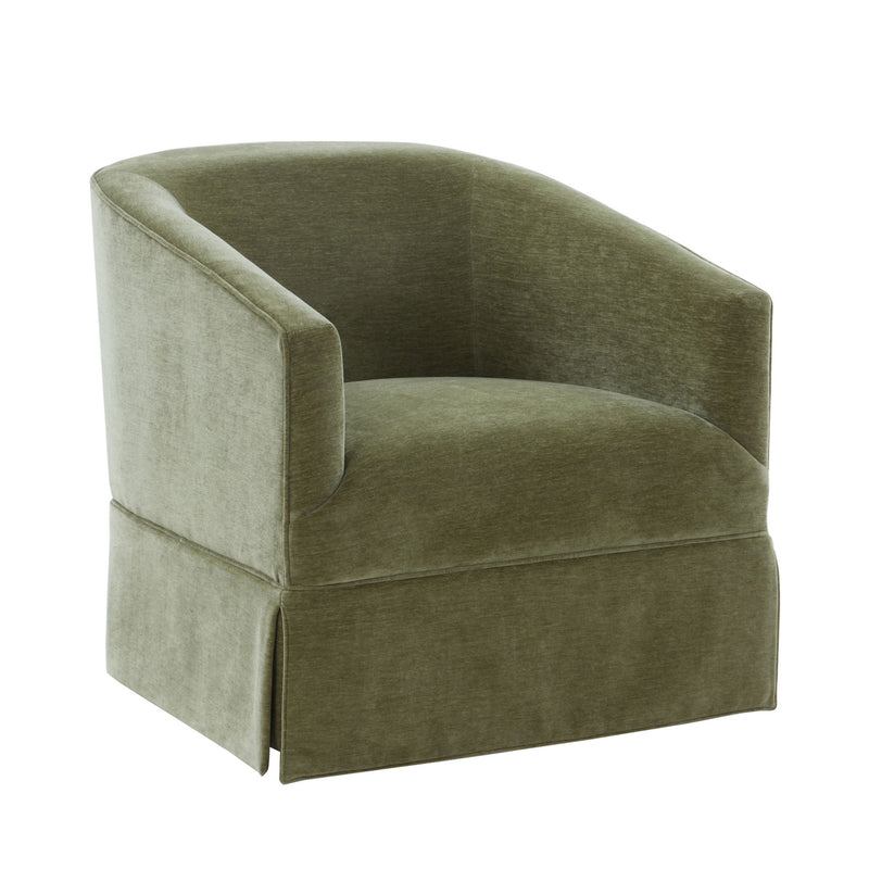 Elm - Skirted Swivel Chair - R&R Furniture Gallery (Fountain Valley, CA)