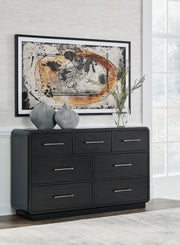 Rowanbeck - Dresser - Black - R&R Furniture Gallery (Fountain Valley, CA)
