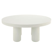 Sanat - Coffee Table - White - R&R Furniture Gallery (Fountain Valley, CA)