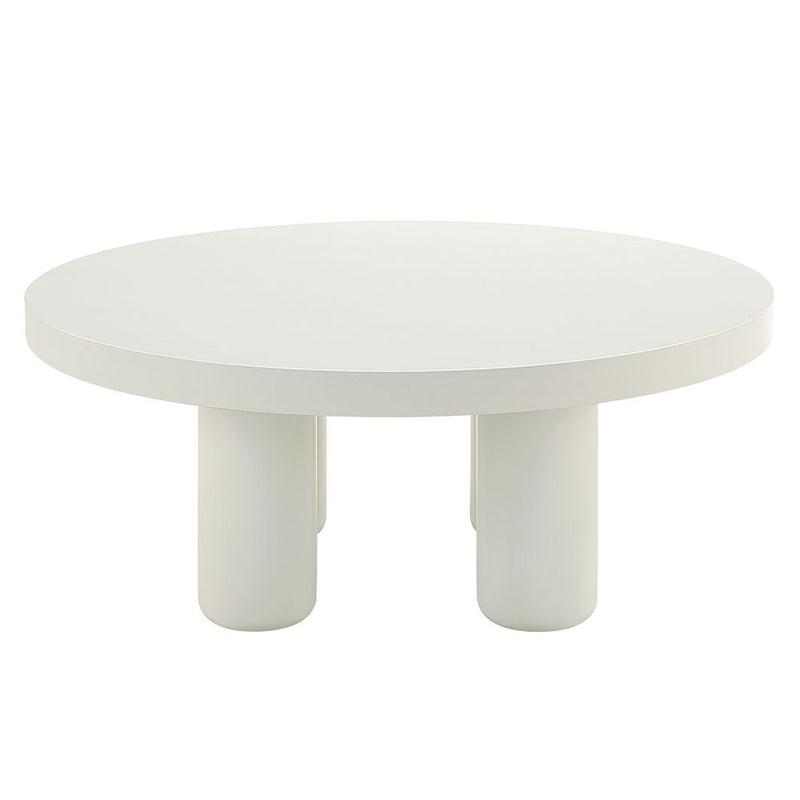 Sanat - Coffee Table - White - R&R Furniture Gallery (Fountain Valley, CA)