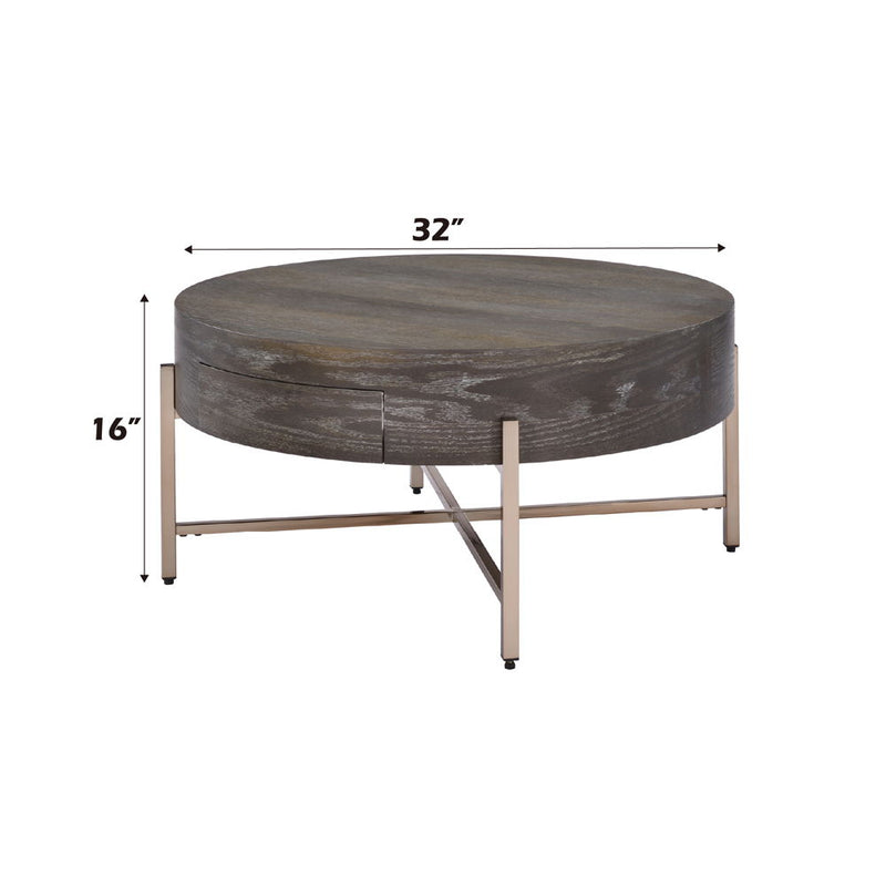 Weyton - Coffee Table - Light Brown & Champagne - R&R Furniture Gallery (Fountain Valley, CA)