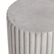 Givens - Outdoor Accent Table - Light Gray - R&R Furniture Gallery (Fountain Valley, CA)
