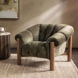 Sansa - Accent Chair - Olive Green - R&R Furniture Gallery (Fountain Valley, CA)