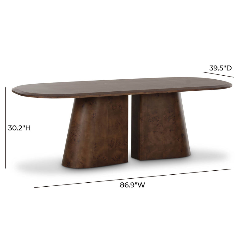 Gladyss - Oval Dining Table - R&R Furniture Gallery (Fountain Valley, CA)