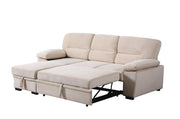 Kipling - Reversible Sleeper Sectional Sofa Chaise - R&R Furniture Gallery (Fountain Valley, CA)
