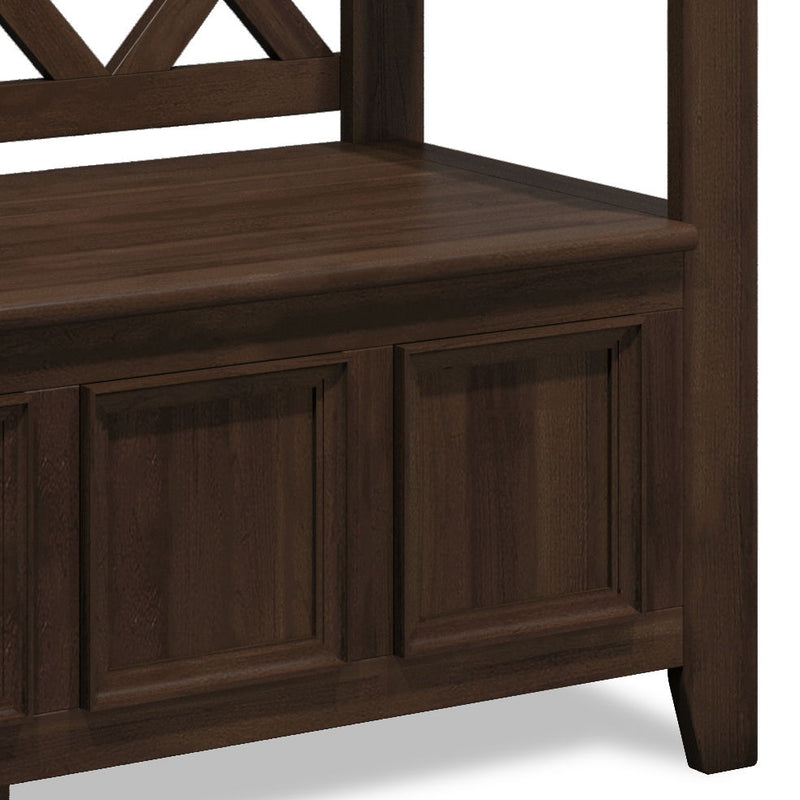 Amherst - Compact Entryway Storage Bench - R&R Furniture Gallery (Fountain Valley, CA)