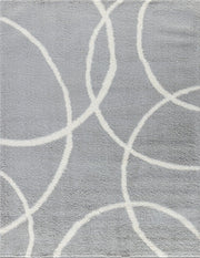 Loft Shag - 5' 3" X 7' Shaggy Area Rug - Gray - R&R Furniture Gallery (Fountain Valley, CA)