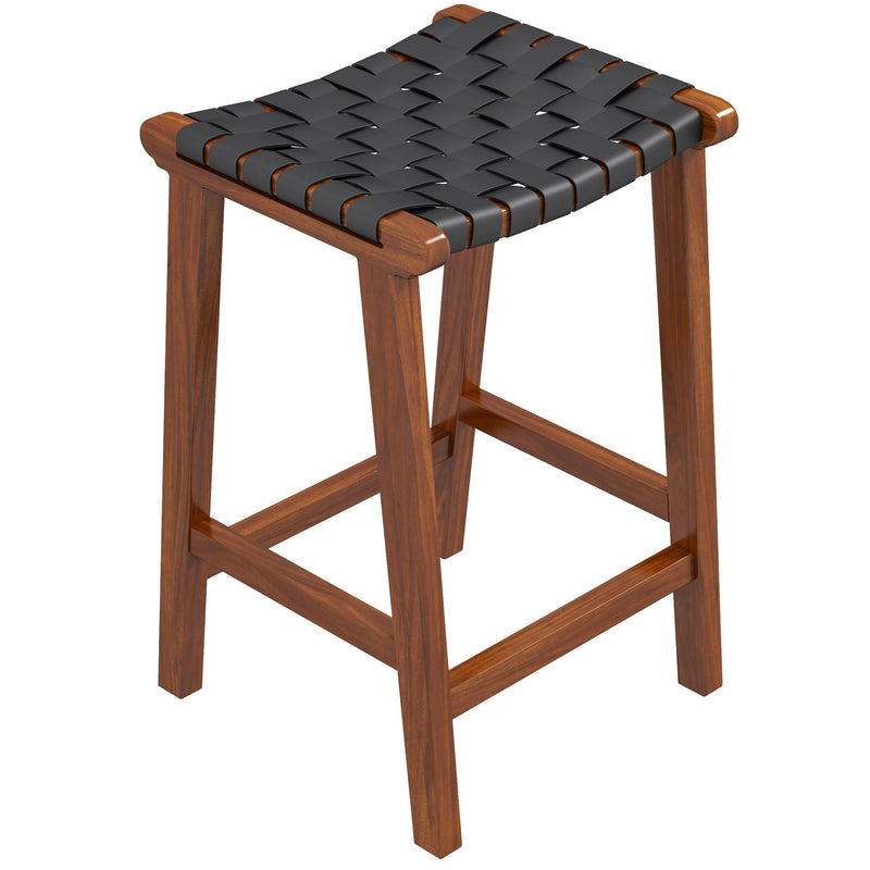 James - Modern Genuine Bar Stool - R&R Furniture Gallery (Fountain Valley, CA)