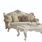 Bently - Sofa With 7 Pillows (Same Lv01579) - Fabric & Champagne - R&R Furniture Gallery (Fountain Valley, CA)