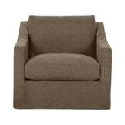 Classic Home Kipton swivel chair with a modern design, featuring a cushioned seat and sleek metal base.