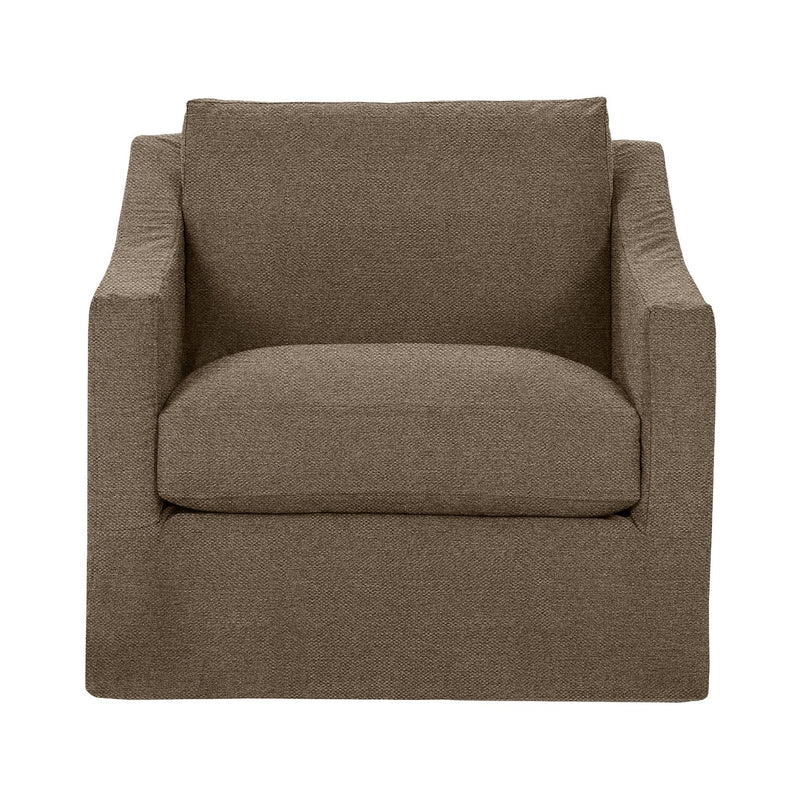 Classic Home Kipton swivel chair with a modern design, featuring a cushioned seat and sleek metal base.