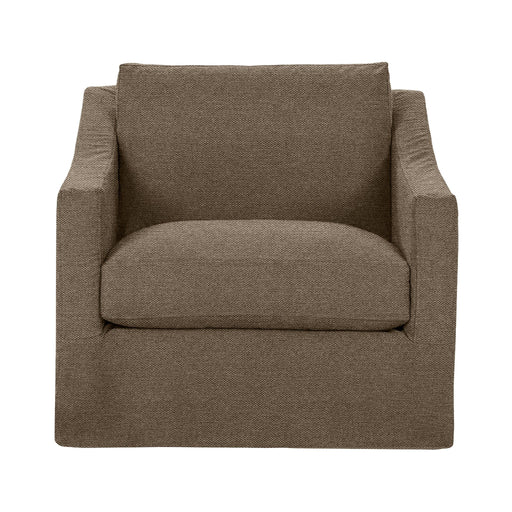 Classic Home Kipton swivel chair with a modern design, featuring a cushioned seat and sleek metal base.