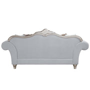 Pelumi - Sofa With 8 Pillows - Light Gray Linen & Platinum - R&R Furniture Gallery (Fountain Valley, CA)