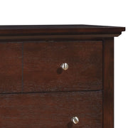 Glory Furniture cappuccino accent storage chest with a smooth finish and functional design, ideal for living room or entryway.