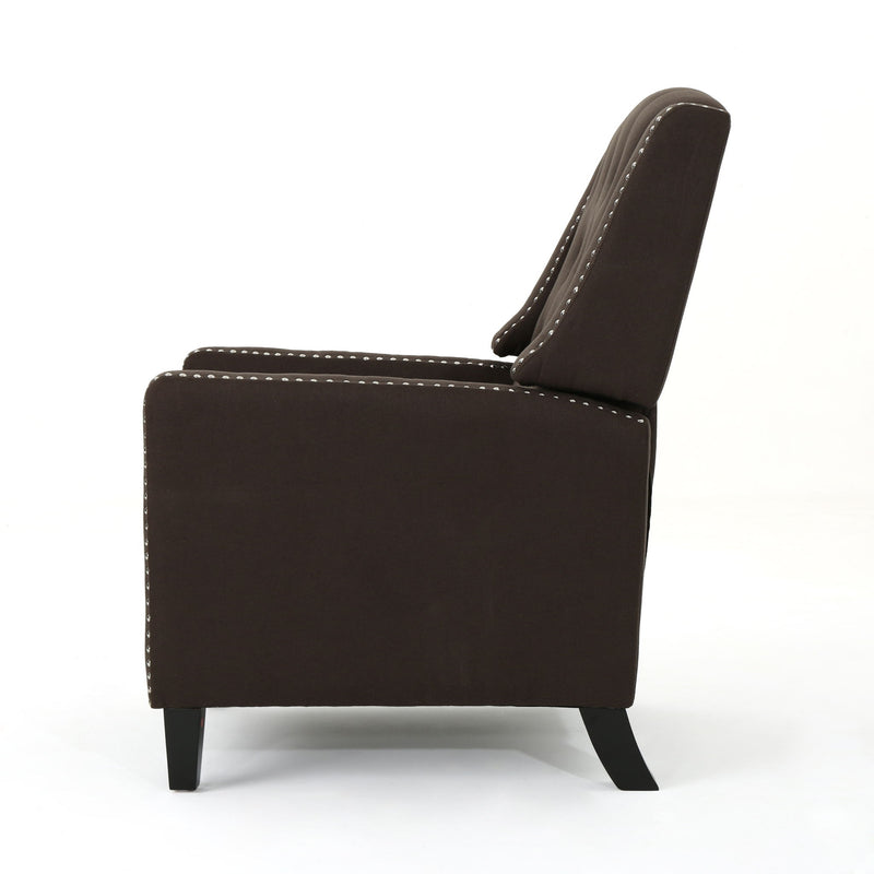 Classic Fabric Push Back Chair - R&R Furniture Gallery (Fountain Valley, CA)