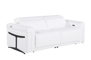 1126 - Top Grain Power Reclining Italian Leather Sofa - R&R Furniture Gallery (Fountain Valley, CA)
