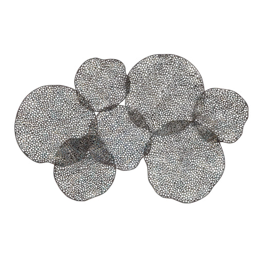 Uttermost Ripley metal wall art, modern wall decor with intricate geometric design, suitable for contemporary interior decoration.