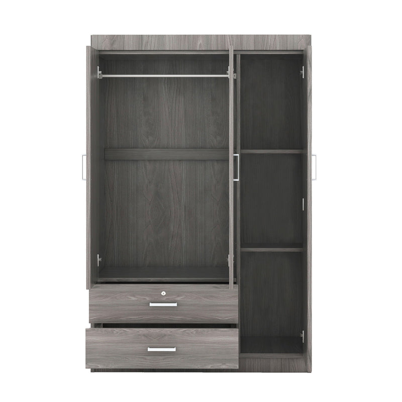 3 Door Wardrobe With 2 Drawers - R&R Furniture Gallery (Fountain Valley, CA)