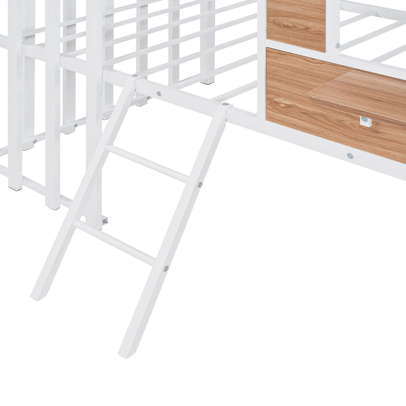 Loft Bed With Roof, Window, Guardrail, Ladder - R&R Furniture Gallery (Fountain Valley, CA)