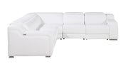 1116 - Power Reclining Italian Leather Sectional - R&R Furniture Gallery (Fountain Valley, CA)