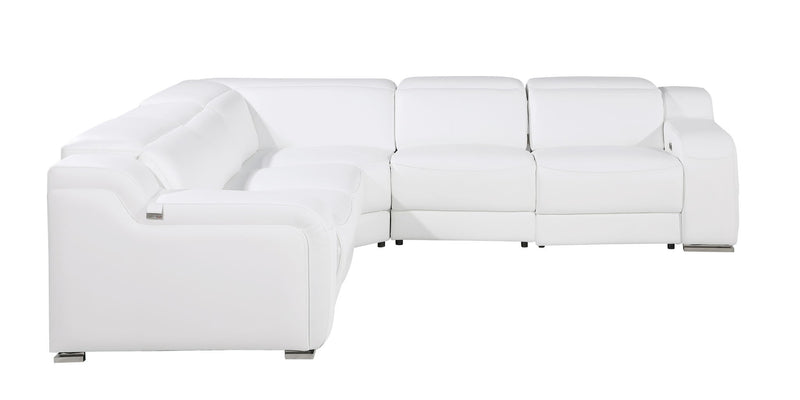 1116 - Power Reclining Italian Leather Sectional - R&R Furniture Gallery (Fountain Valley, CA)