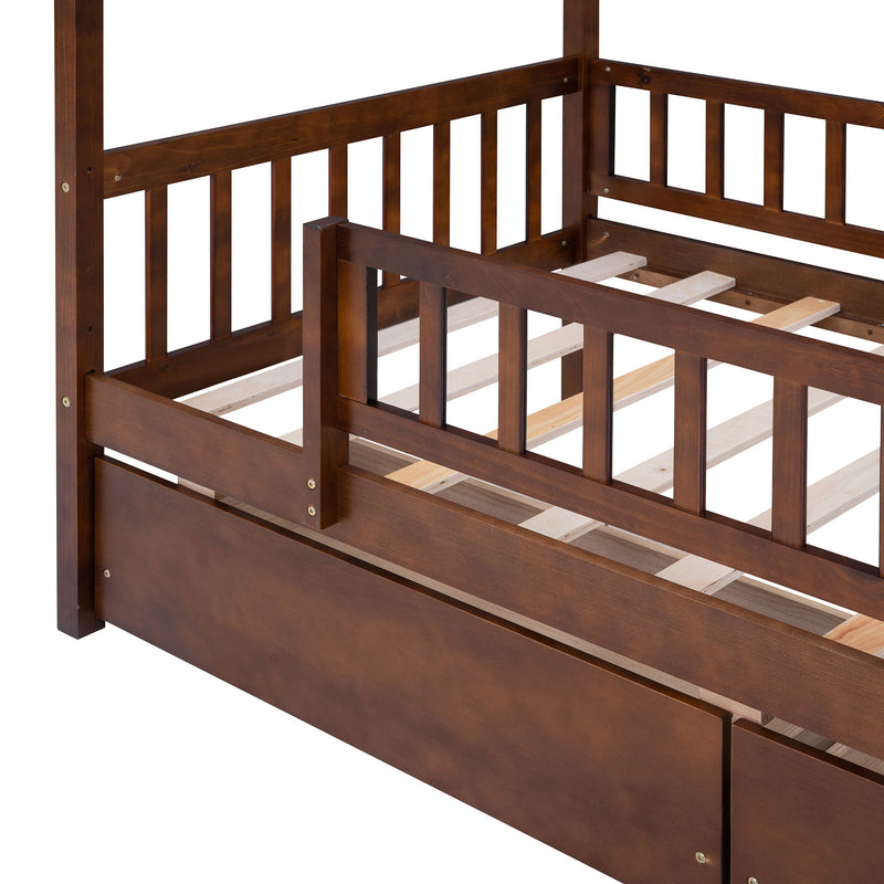 House Bed With 2 Drawers - R&R Furniture Gallery (Fountain Valley, CA)