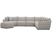 Playful - 6 Piece Modular Sectional - Canes Cobblestone - R&R Furniture Gallery (Fountain Valley, CA)