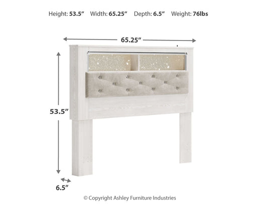 Altyra - Panel Bookcase Headboard - R&R Furniture Gallery (Fountain Valley, CA)