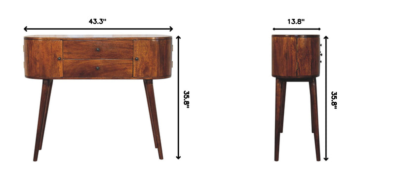 Grove Console Table - Brown - R&R Furniture Gallery (Fountain Valley, CA)