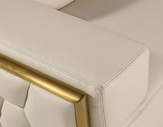 1111 - Leather Loveseat - R&R Furniture Gallery (Fountain Valley, CA)