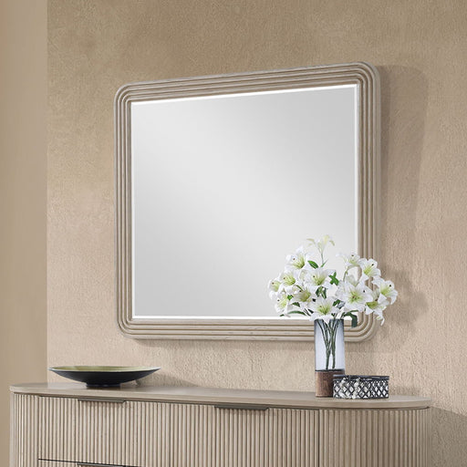Leanna - Mirror - Light Oak - R&R Furniture Gallery (Fountain Valley, CA)