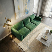 Harmony - Floor Lamp With Rotary Switch Triple Spots Block Base - Gold - R&R Furniture Gallery (Fountain Valley, CA)