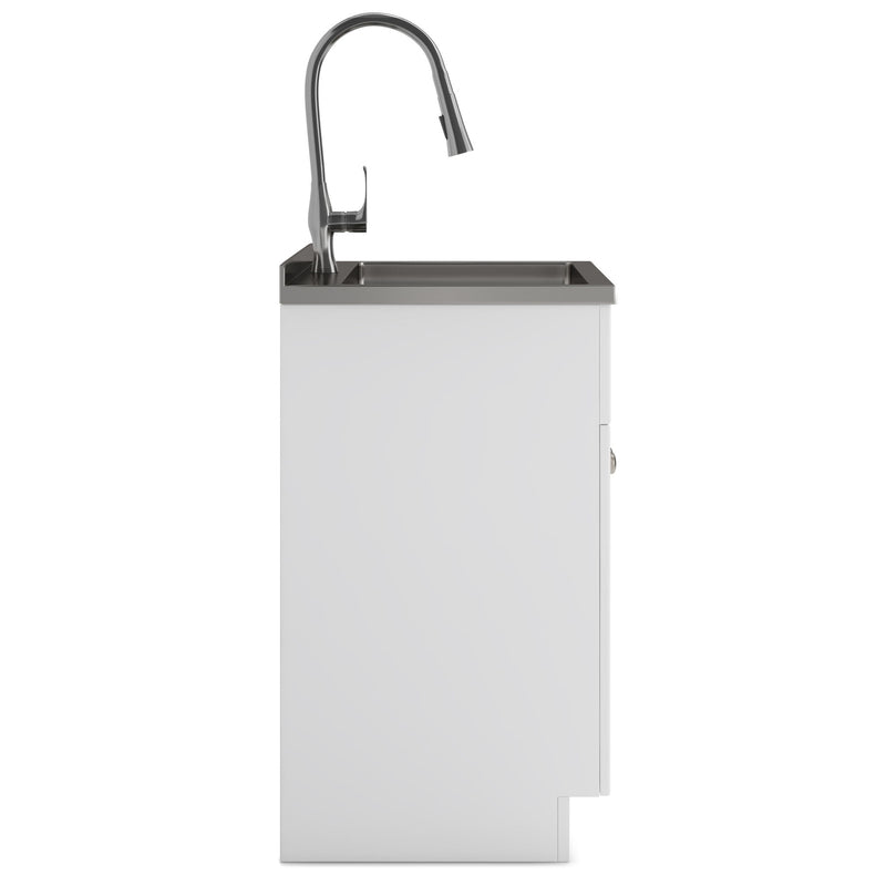 Beckham - Laundry Cabinet & Faucet And Stainless Steel Sink - R&R Furniture Gallery (Fountain Valley, CA)