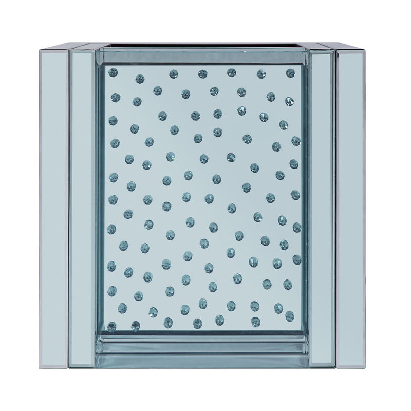 Nysa - 24" End Table - Mirrored & Faux Crystals - R&R Furniture Gallery (Fountain Valley, CA)