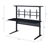 Canzi - Gaming Desk With USB - Black - R&R Furniture Gallery (Fountain Valley, CA)