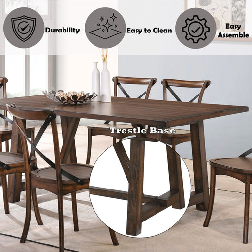 Kaelyn - Dining Table - Dark Oak - R&R Furniture Gallery (Fountain Valley, CA)