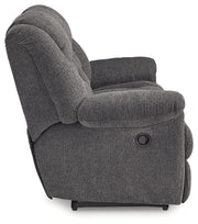 Foreside - Reclining Sofa - Charcoal - R&R Furniture Gallery (Fountain Valley, CA)